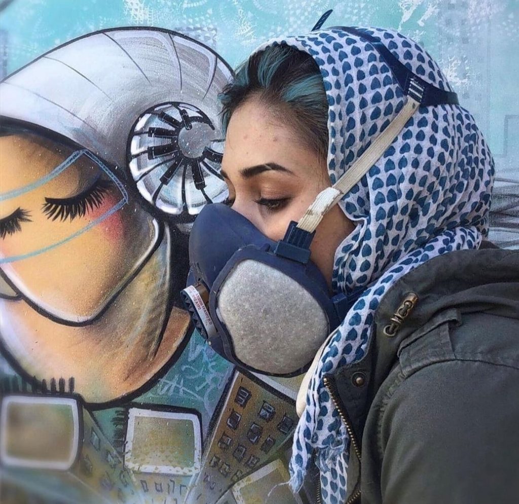 Shamsia Hassani, la prima graffiti artist dell'Afghanistan